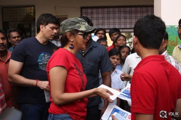 Lakshmi Manchu Joins Swachh Bharath Campaign in Film Nagar